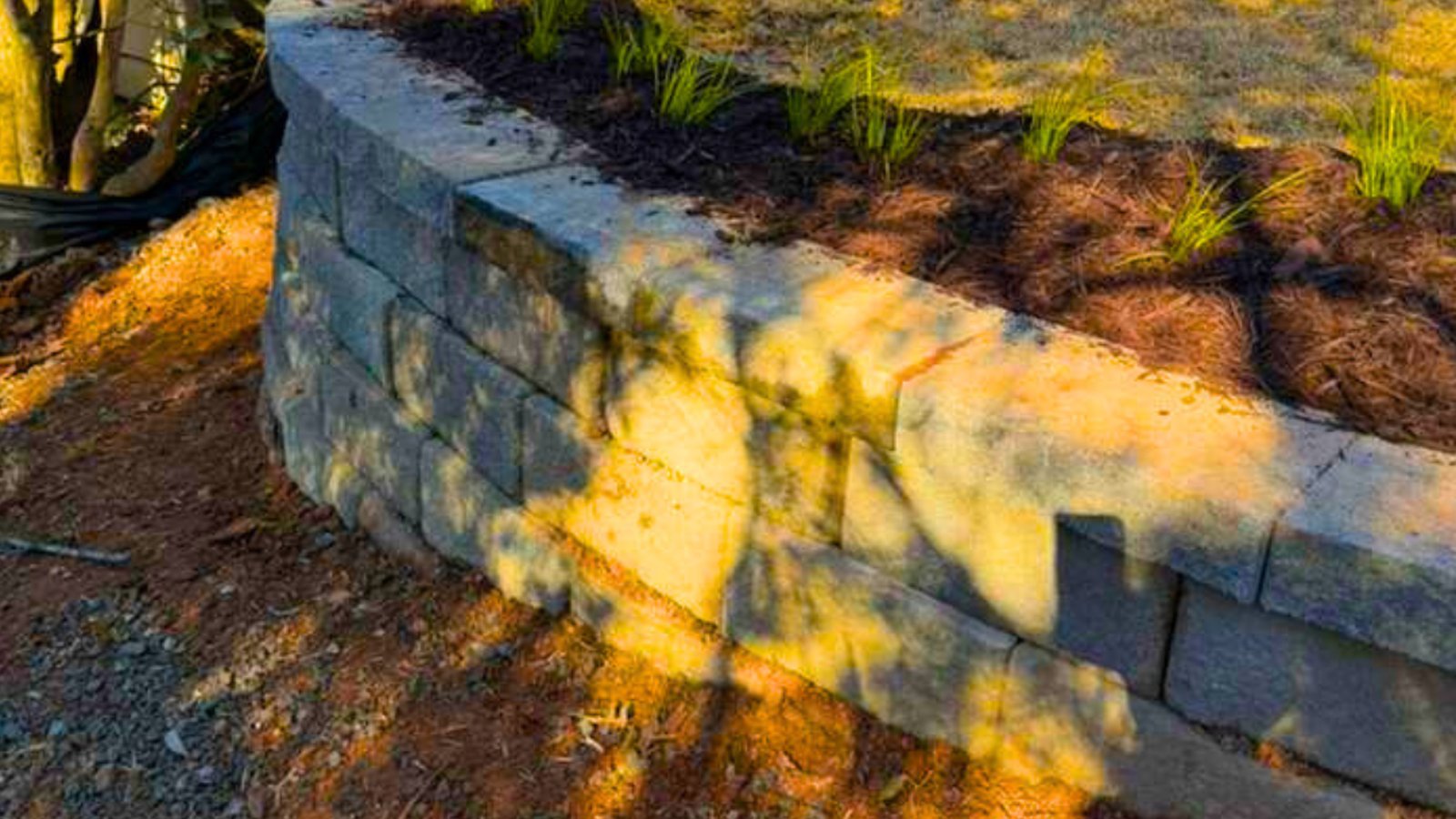 Front Porch Entrance And Retaining Wall 2