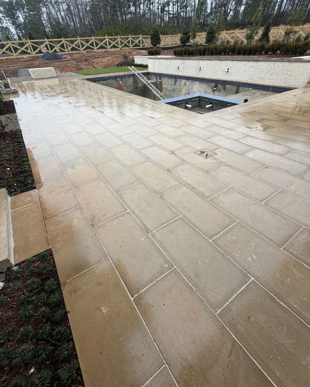 Outdoor Hardscape Pool Deck