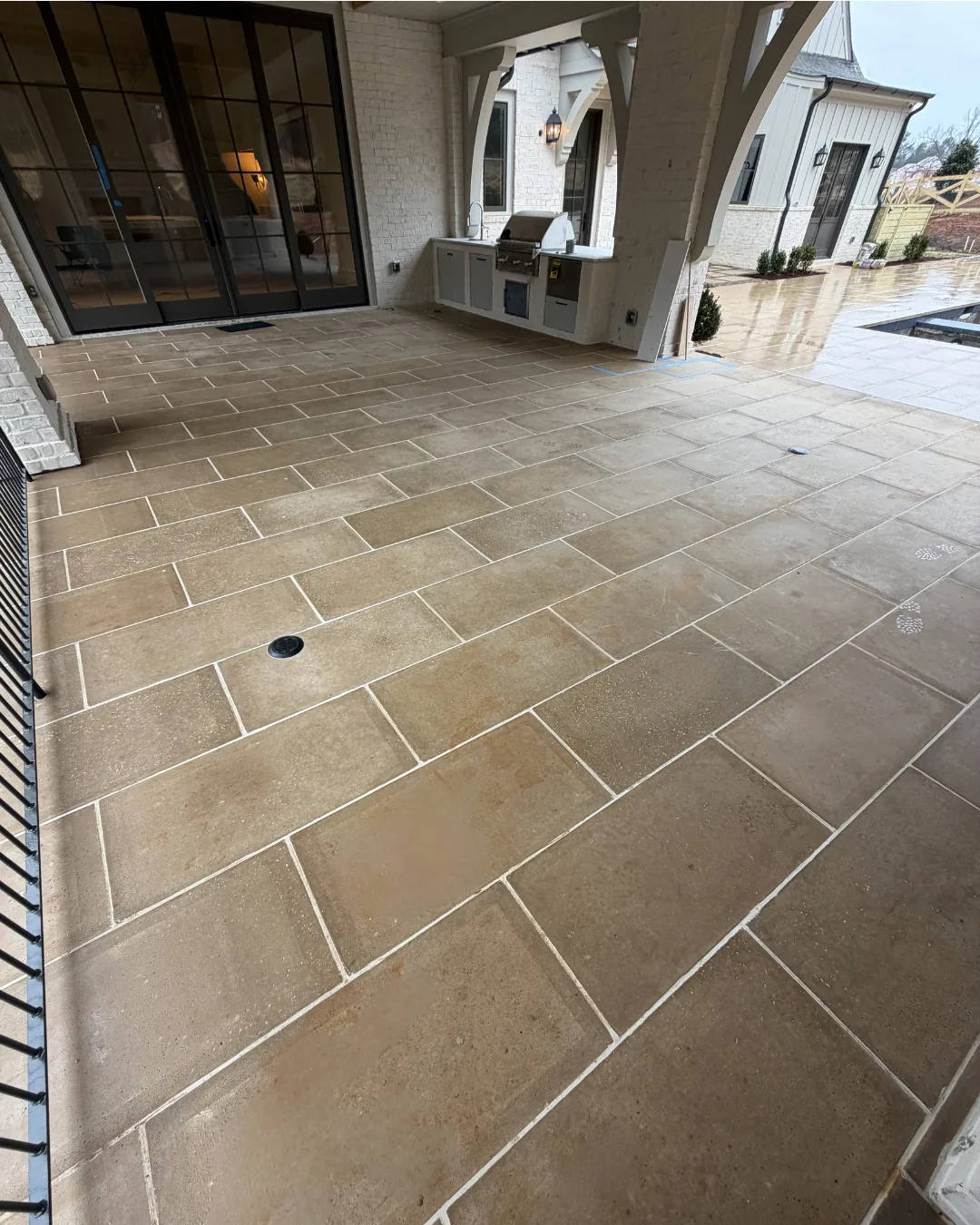 Outdoor Hardscape Pool Deck