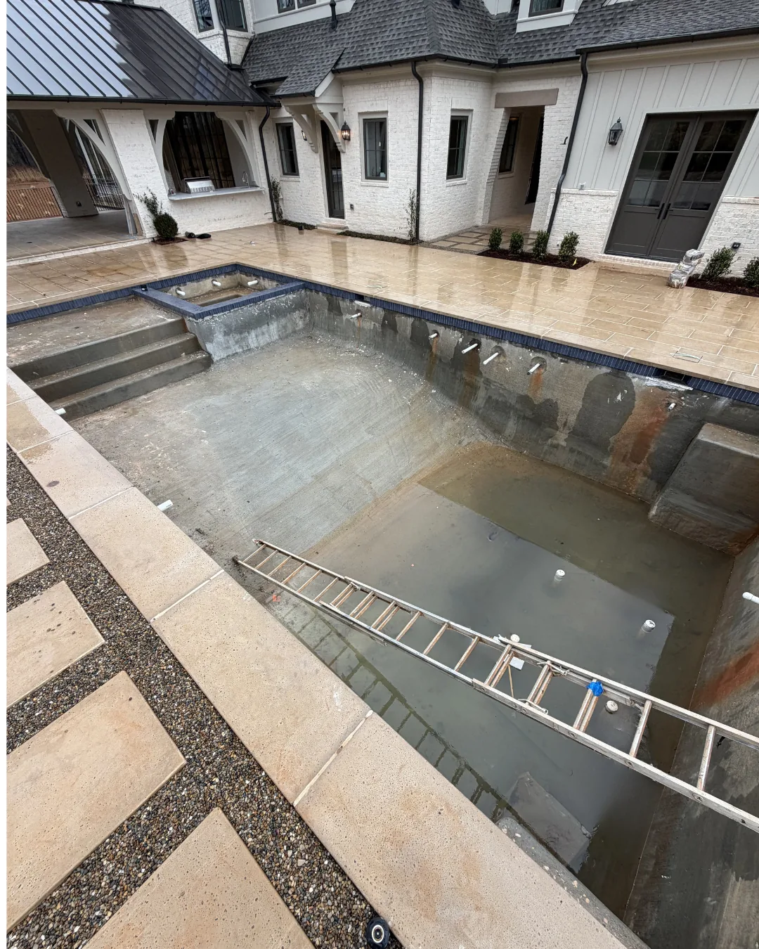 Outdoor Hardscape Pool Deck